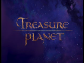 Disney's Treasure Planet title screen for Playstation